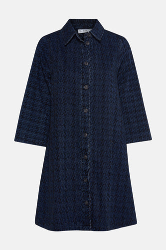 Robe à manches longues - dark blue denim