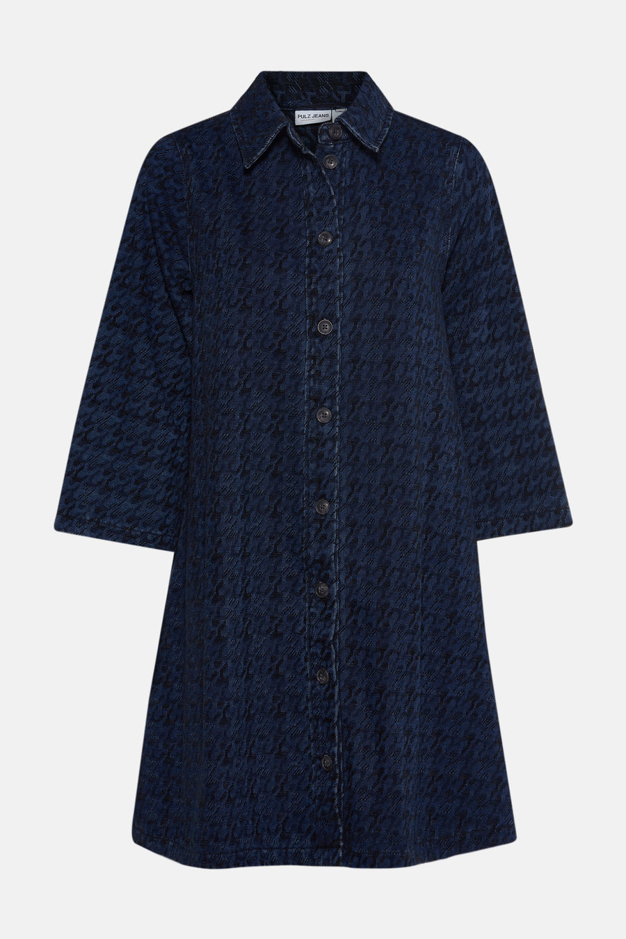 Robe à manches longues - dark blue denim - PULZ