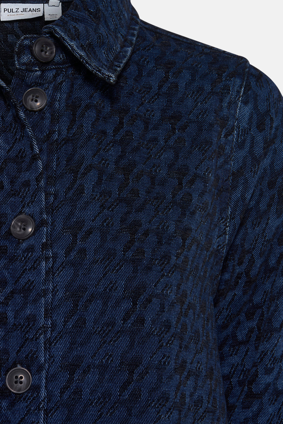 Robe à manches longues - dark blue denim - PULZ