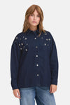 Chemise en jean dark blue denim - PULZ