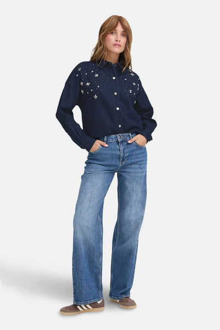Chemise en jean - dark blue denim