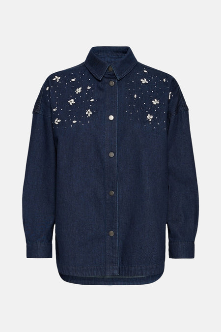 Chemise en jean - dark blue denim