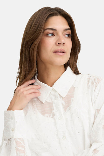 Chemise à manches longues - blanc - PULZ