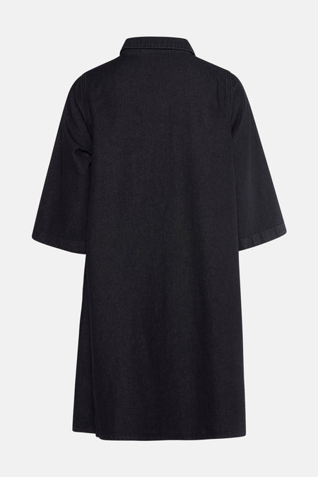 Robe à manches courtes - black denim