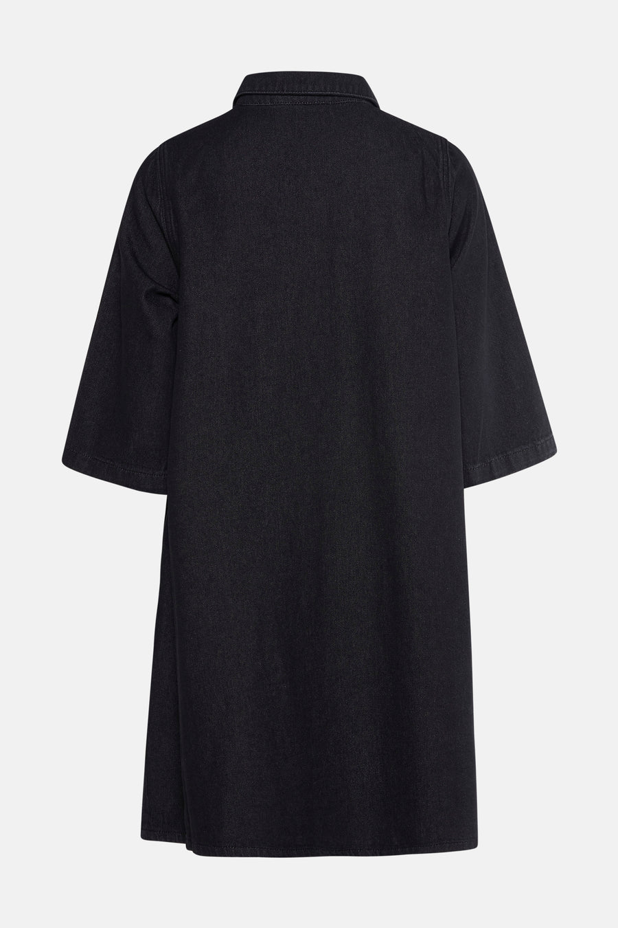 Robe à manches courtes - black denim - PULZ