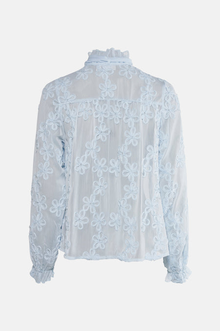 Chemise à manches longues - bleu