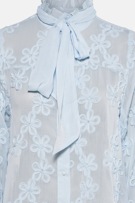Chemise à manches longues - bleu