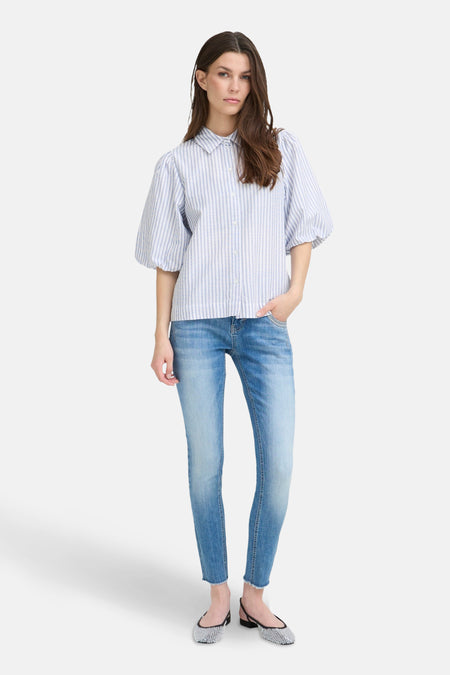 Chemise à manches courtes - Bleu