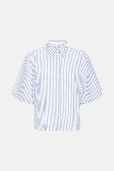 Chemise à manches courtes - Bleu