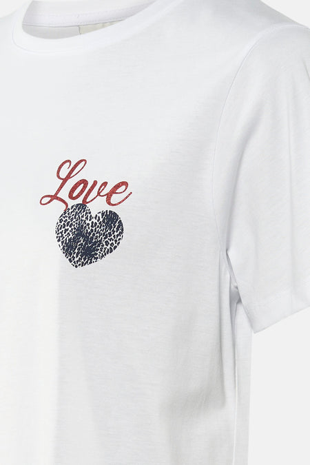 T-shirt à manches courtes - blanc