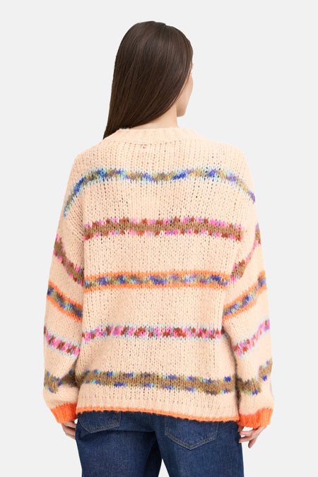 Pull à col rond - Multicolore