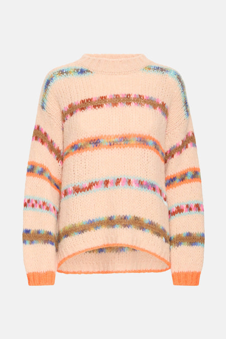 Pull à col rond - Multicolore