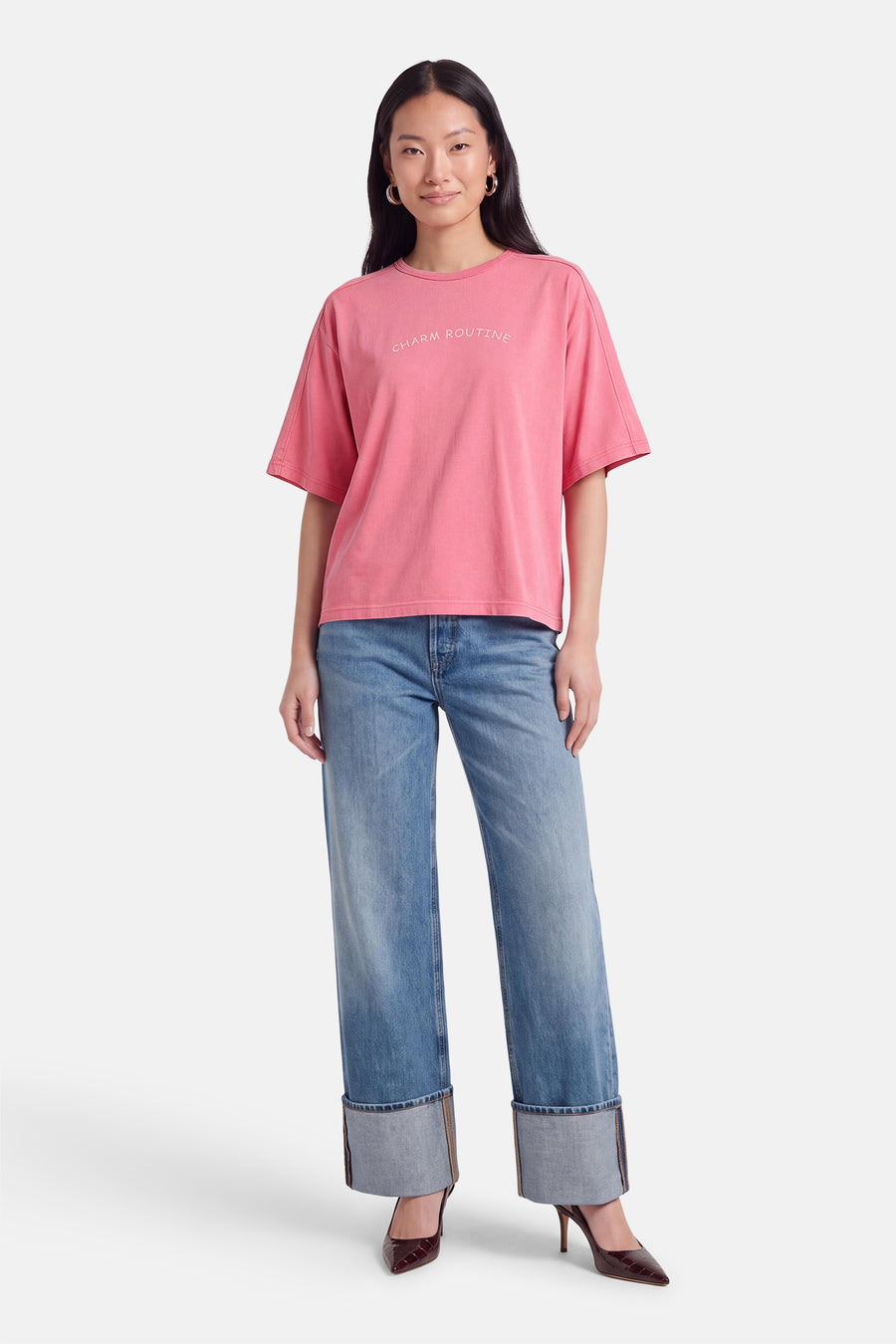 T-shirt à manches courtes - rose