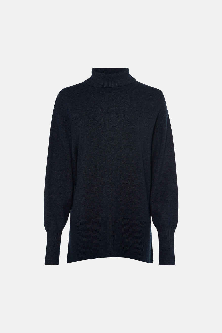 Pull à col roulant - bleu