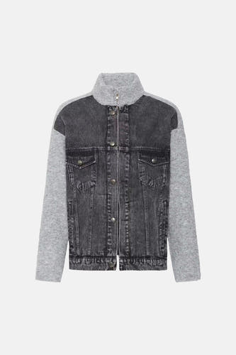 Veste en jean - black denim