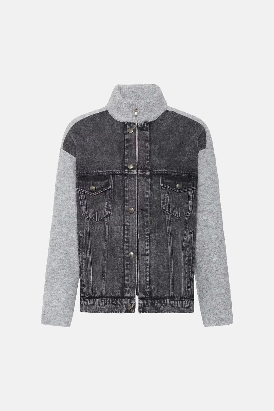 Veste en jean - black denim
