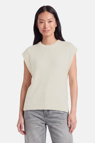 Pull col O - écru