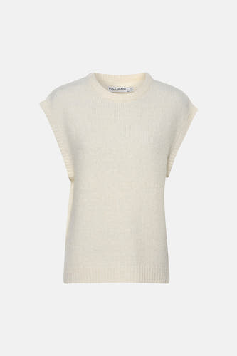 Pull col O - écru