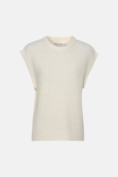 Pull col O Écru - PULZ