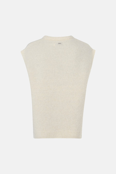 Pull col O Écru - PULZ