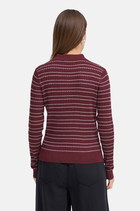 Pull col O - violet