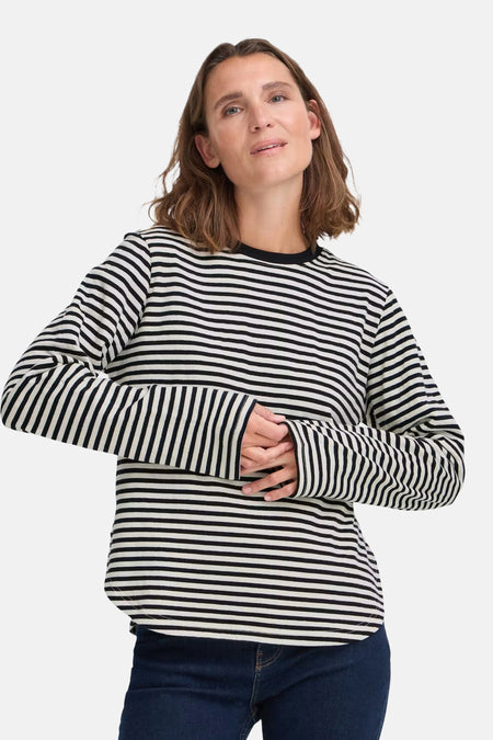 Sweat col O - noir
