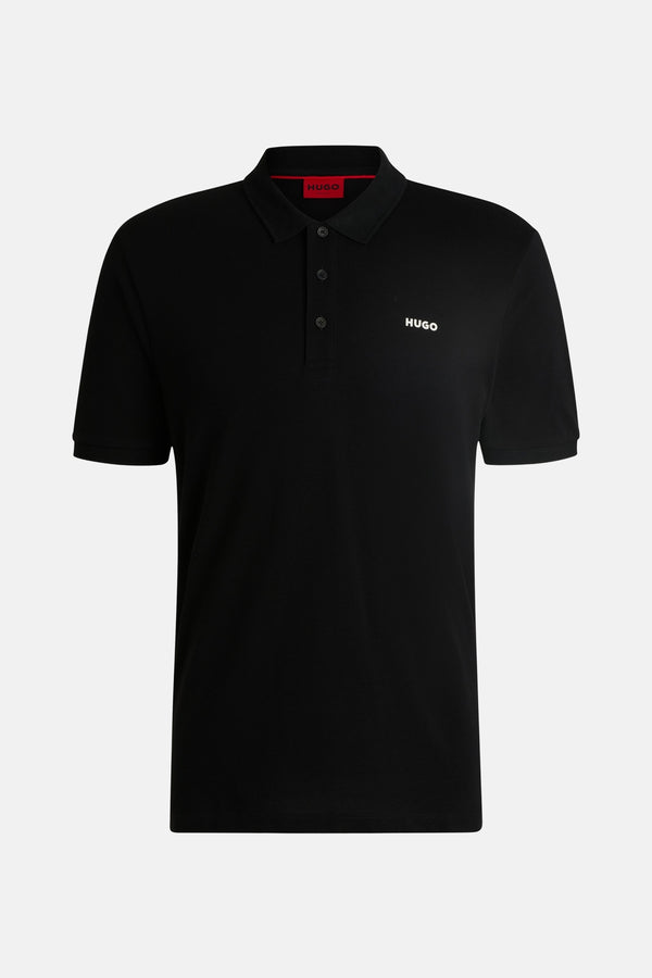	Heren tops polo korte mouw Noir - HUGO