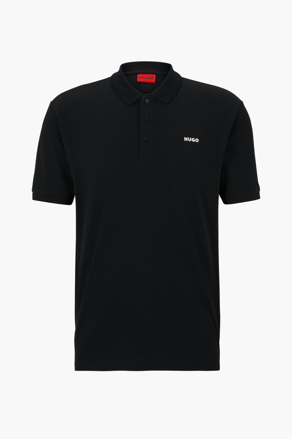 	Heren tops polo korte mouw Noir - HUGO