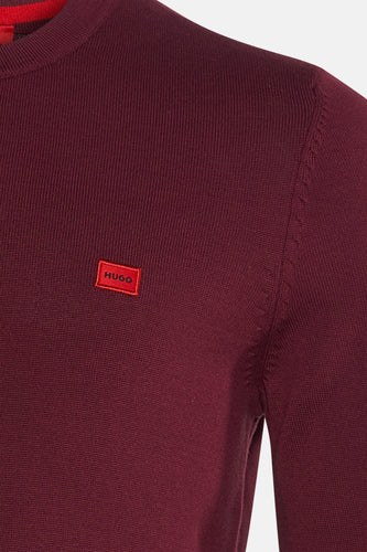 Pull à col rond - rouge - HUGO