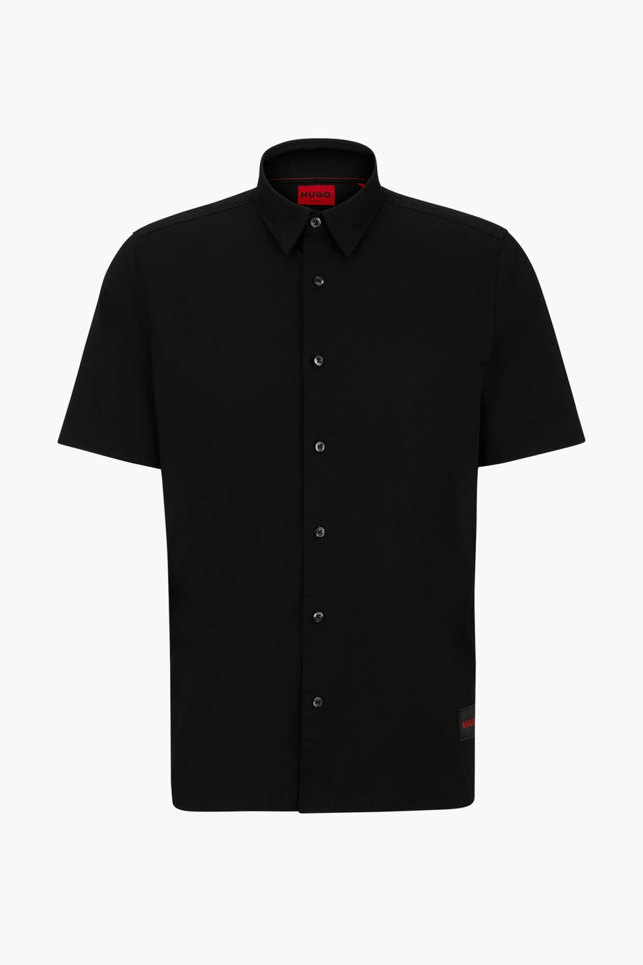 Chemise &agrave; manches courtes - noir