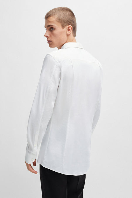 Chemise &agrave; manches longues - blanc