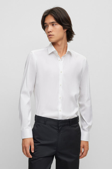 Chemise à manches longues - blanc