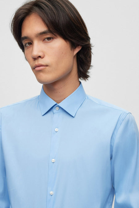 Chemise &agrave; manches longues - bleu