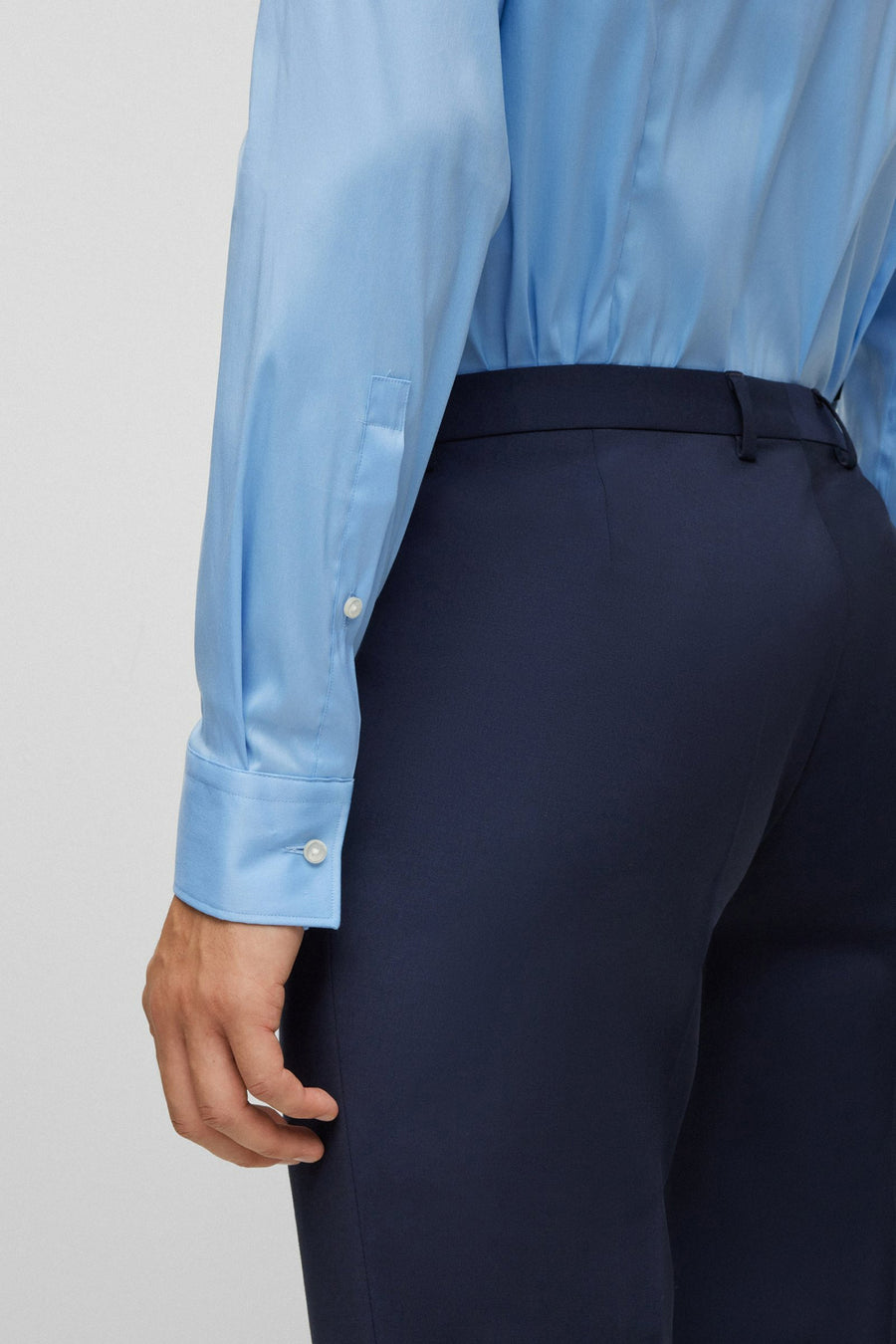 Chemise &agrave; manches longues - bleu - HUGO