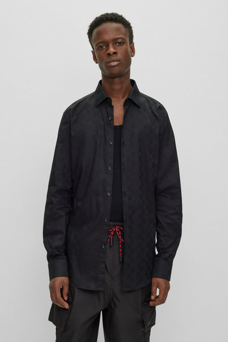 Chemise (manches longues) Noir - HUGO