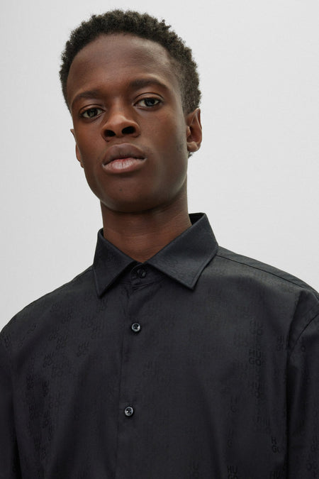 Chemise (manches longues) Noir - HUGO