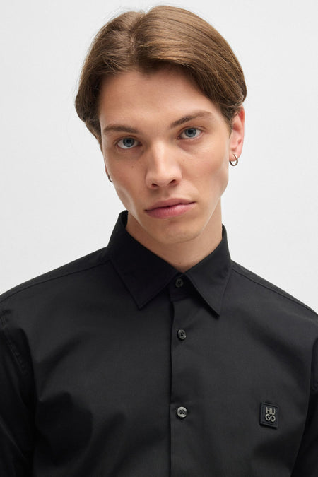 Chemise (manches longues) Noir - HUGO