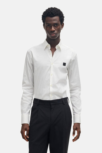 Chemise à manches longues - blanc