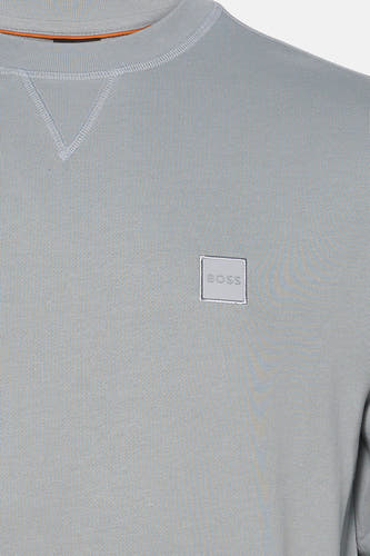 Sweat col O gris - HUGO BOSS ORANGE
