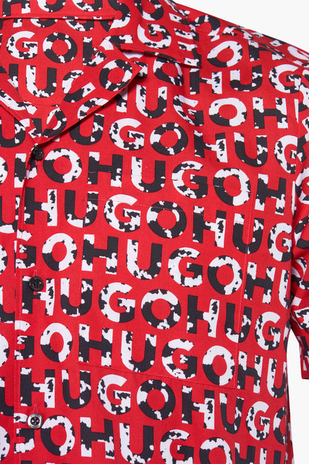Chemise (manches courtes) Rouge - HUGO