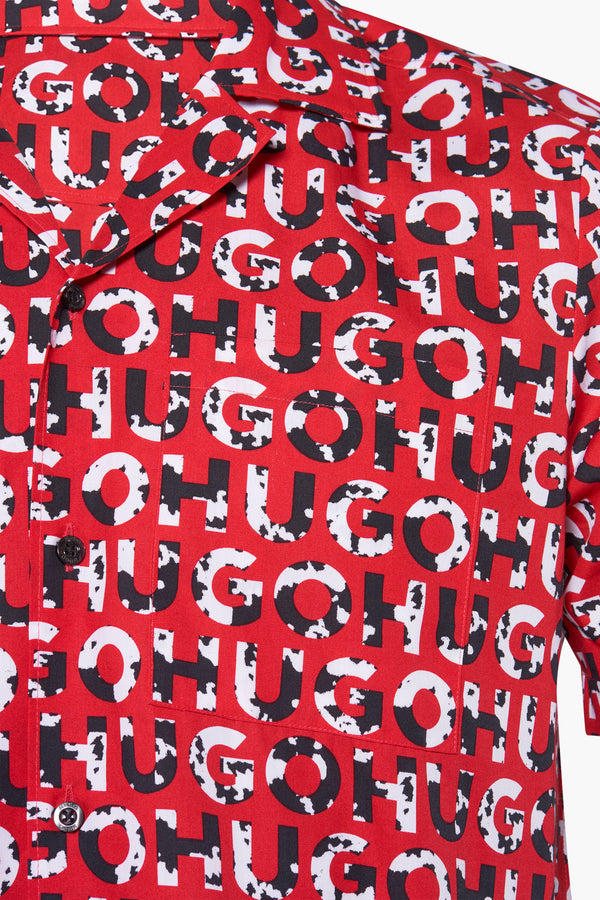 Chemise (manches courtes) Rouge - HUGO