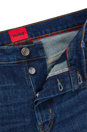 Jeans tapered mid blue denim - HUGO - HUGO