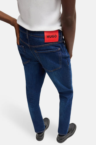 Jeans tapered mid blue denim - HUGO - HUGO