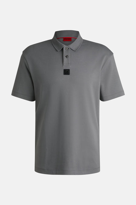 Polo à manches courtes - gris
