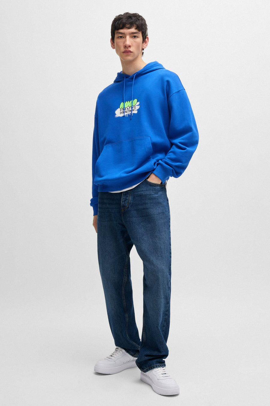 Jeans tapered mid blue denim - HUGO BLUE - HUGO BLUE