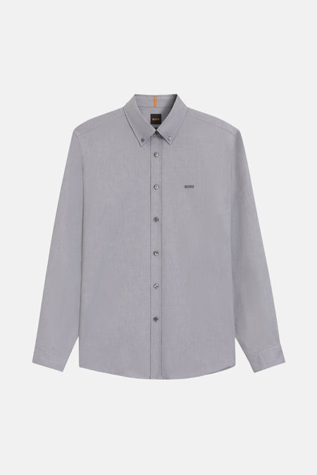 Chemise à manches longues - gris