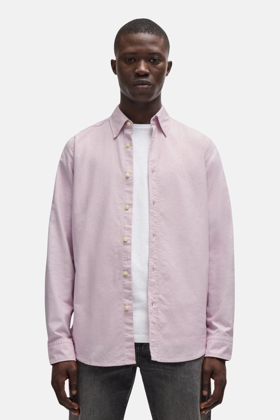 Chemise à manches longues - rose