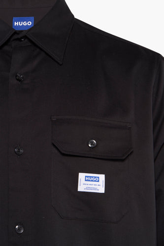Chemise à manches longues - noir - HUGO BLUE