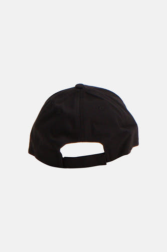 Casquette noire HUGO BLUE, vue arrière avec fermeture réglable.
