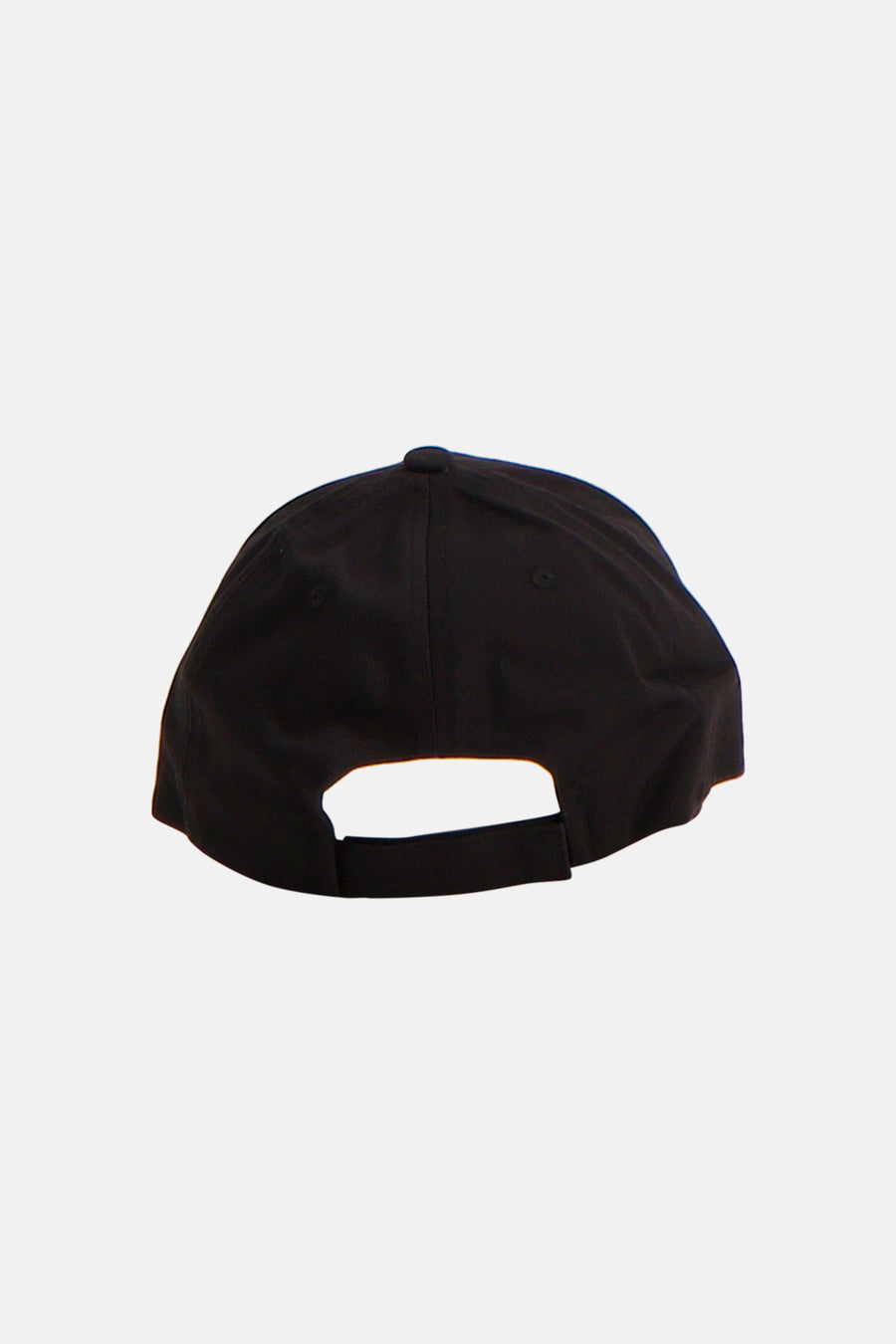 Casquette noire HUGO BLUE, vue arrière avec fermeture réglable.